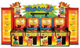 Whac A Mole FEC Model | Whac-A-Mole / Wack Whack Ticket Redemption Game With Prize Cabinets