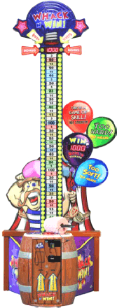Whack N' Win Arcade Midway Ticket Redemption Hammer Game From ICE Games