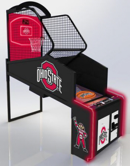Collegiate Hoops Basketball Arcade Machine From ICE Games
