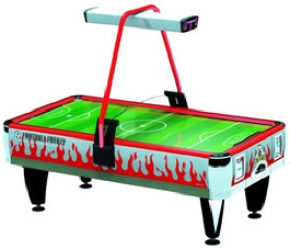 Orange Football Frenzy Air Hockey Table -  Coin Operated