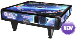 Quad Air Galaxy 4 Player Non-Coin Air Hockey Table From Barron Games