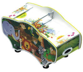 Jungle Hoki Baby Air Hockey Table - Coin Operated