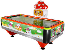 Magic Mushroom Mini / Mini Magic World Kids Coin Operated Air Hockey Table From Barron Games