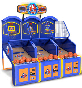 NBA Game Time Basketball Arcade Machine Game From ICE Games