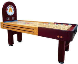 Pinnacle II / 2 Snap Back Rebound Shuffleboard Table From Mega Mania