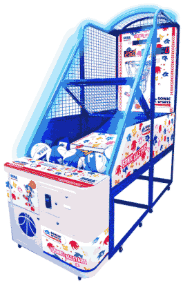 Sega Sonic All Stars Basketball Arcade Machine - Coin Operated Sports Arcade Game From SEGA