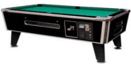 Spectrum Sterling Pool Table | Commercial Coin-Op / DBA Bar Style Billiards Pool Table By Medalist Marketing | Coin Operated and Electronic DBA / Dollar Bill Acceptor Model