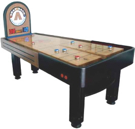 Summit Snap Back Rebound Shuffleboard Table From Mega Mania