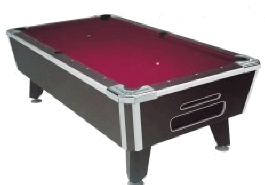 Black Cat Pool Table - Non Coin Home Model From Valley Dynamo