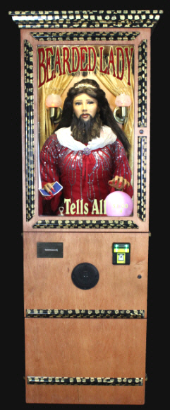Bearded Lady Fortune Teller Machine