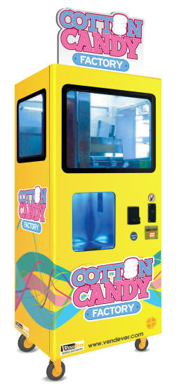 Cotton Candy Factory - Cotton Candy Vending Machine From VendEver