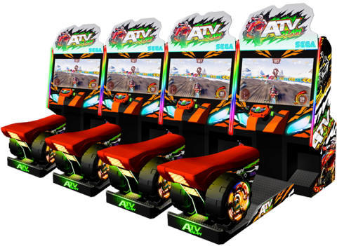 ATV Slam STD 4 Player Video Arcade Racing Game From SEGA