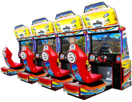 Daytona Championship USA STD 4 Player Racing Arcade Game From SEGA Amusements