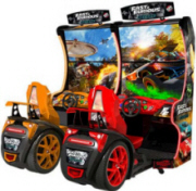 Fast & Furious Arcade 43" 2 Player Video Racing Game | From Raw Thrills