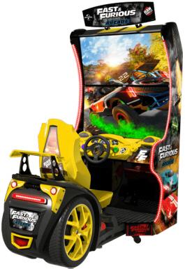 Fast & Furious Arcade 43" Video Racing Game | From Raw Thrills