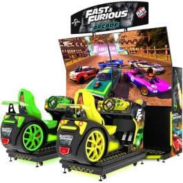 Fast & Furious Video Arcade Racing Game From Raw Thrills