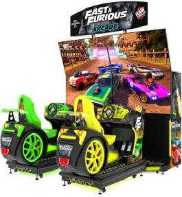 Fast & Furious Video Arcade Racing Game From Raw Thrills