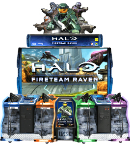 Halo Fireteam Raven Video Arcade Game - 2 Player Tethered Model | From Raw Thrills