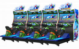Jet Blaster 4 Player Video Arcade Water Racing Game From Sega 