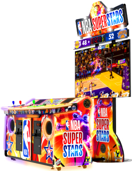 NBA Superstars Basketball Video Arcade Game From Raw Thrills