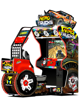 Nitro Trucks Arcade Video Racing Game From Raw Thrills