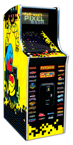Pac-Man's Pixel Bash Home Edition Video Arcade Game | Caberet Home 19" Non-Coin Model | Namco Bandai