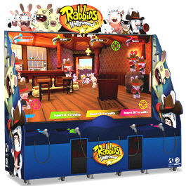 Rabbids Hollywood 120" Video Arcade Shooting Gallery Game