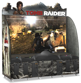 Tomb Raider Arcade 120" Video Shooting Game 