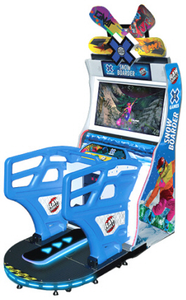 X Games Snowboarder Video Arcade Game From Raw Thrills