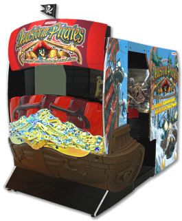 DeadStorm Pirates Video Arcade Game - Dead Storm Super Deluxe SDX Model From Namco