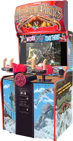Deadstorm Pirates Upright Model Video Arcade Game From NAMCO
