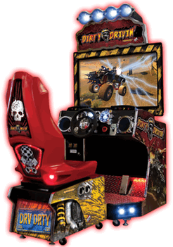 Dirty Drivin' Arcade Video Racing Game - Raw Thrills