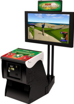 Golden Tee Golf 2013 Pedestal Cabinet From ITS