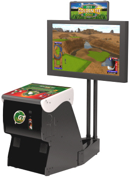 Golden Tee Golf 2015 Home Online Model Showpiece Cabinet