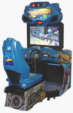 H2Overdrive / H2 Overdrive 32" Mini Cabinet Video Arcade Speed Boat Racing Game From Raw Thrills / Betson