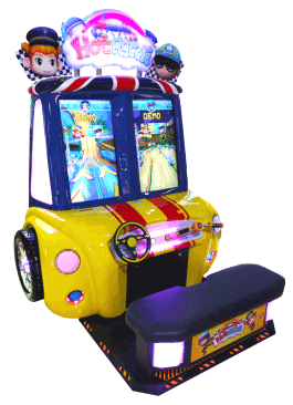 Hot Racers Ticket / Prize Redemption Arcade Game - SEGA Amusements