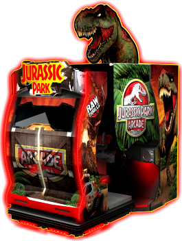 Jurassic Park Arcade Motion Deluxe DX Model Motion Simulator Video Game | Raw Thrills