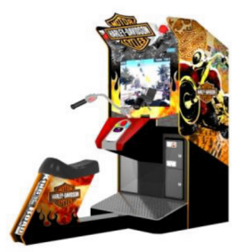 Harley Davidson king Of The Road Standard Model Motorcycle Arcade Game From Sega