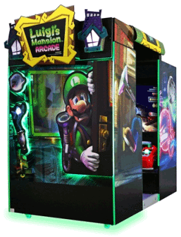 Luigi's Mansion Arcade Video Arcade Shooting Game From SEGA