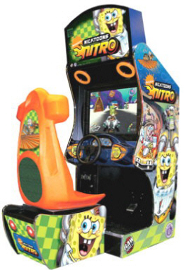 Nicktoons Nitro Racing / Kids Video Arcade Game From Betson / Raw Thrills