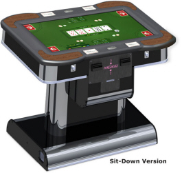 Big Tony's PokerKard Electronic Video Poker Machine Cocktail Sit Down Model From Benchmark Games