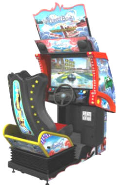 Power Boat MDX / Powerboat MDX Mini Deluxe Model - GT V2.0 Speedboat Video Arcade Motion Simulator Race Game From Injoy Motion