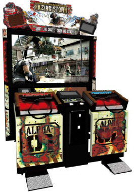 Razing Storm Video Arcade Game Deluxe Model From Namco