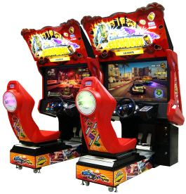 Sega Showdown Deluxe Video Arcade Racing Game From SEGA 