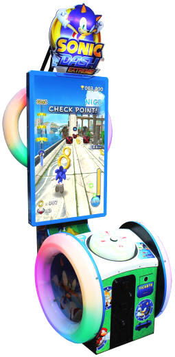 Sonic Dash Extreme Arcade Ticket Videmption Game From SEGA