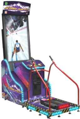 Super Alpine Racer Arcade Video Skiing Game From Namco