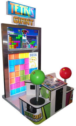 Tetris Giant / Giant Tetis Video Arcade Game - 2011 Model From SEGA Amusements