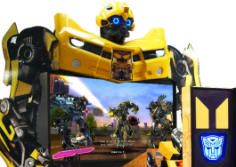Transformers : Human Alliance Super Deluxe / SDX 80"  Video Arcade Game | Closeup