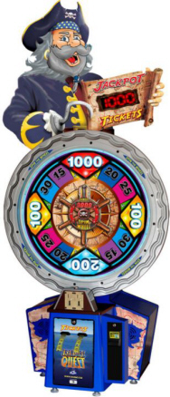 Treasure Quest Arcade Ticket Redemption Wheel Game | ICE