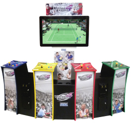 Virtua Tennis 4 Deluxe - 4 Player Model Virtual Tennis Video Arcade Game From SEGA